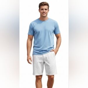 NWOT Vurt White Striped Men's Shorts Size  34W